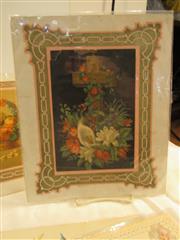 26 ANTIQUE EPHEMERA EMBELLISHED SINGLE PANEL DIE CUT CARDS - USED